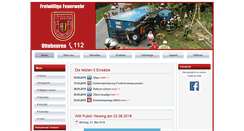 Desktop Screenshot of feuerwehr-ottobeuren.de