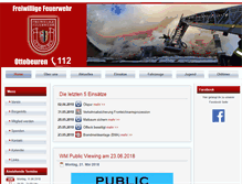 Tablet Screenshot of feuerwehr-ottobeuren.de